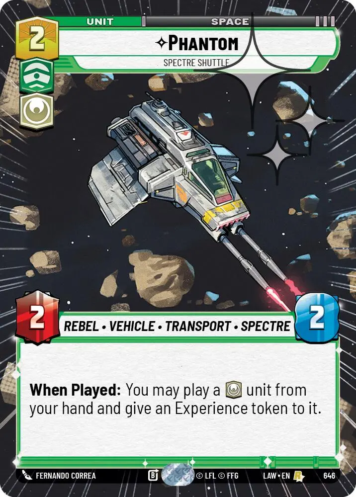 Phantom - Spectre Shuttle (646) (Hyperspace Foil) (646) [A Lawless Time] 1
