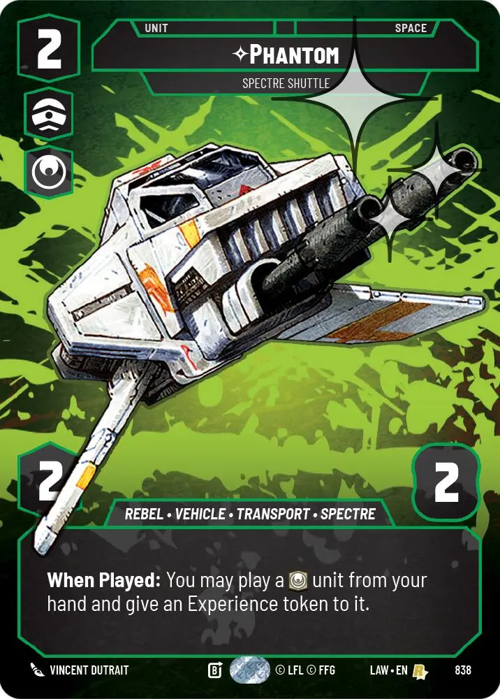 Phantom - Spectre Shuttle (Prestige Foil) (838) (838) [A Lawless Time] 1