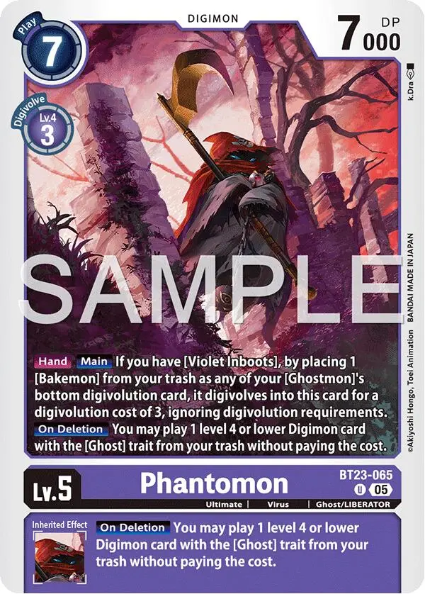 Phantomon [Bt23-065] [Hackers' Slumber] 1