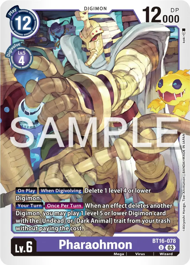 Pharaohmon [Bt16-078] [Beginning Observer] 1