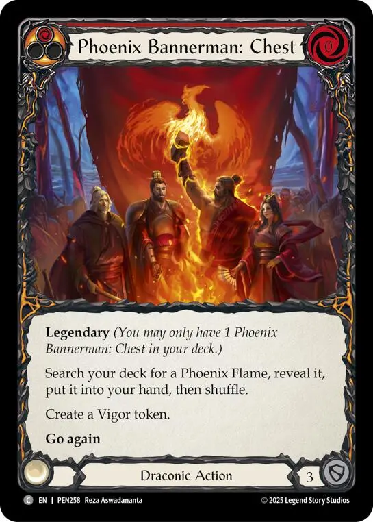 Phoenix Bannerman Chest (Red) (Regular) [Pen258] (Compendium Of Rathe) 1