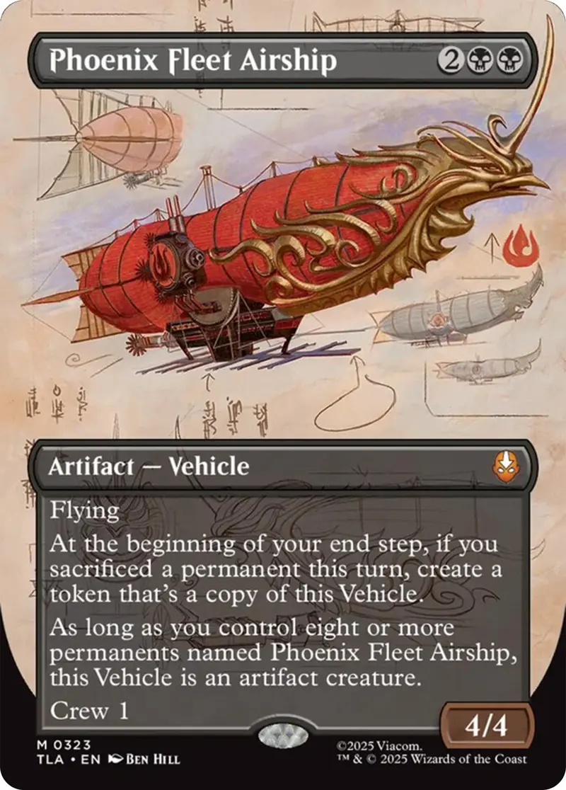 Phoenix Fleet Airship (Borderless) [Avatar: The Last Airbender] 1