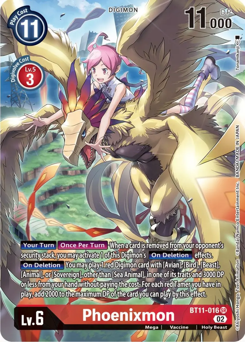 Phoenixmon [Bt11-016] (Alternate Art) [Dimensional Phase] 1