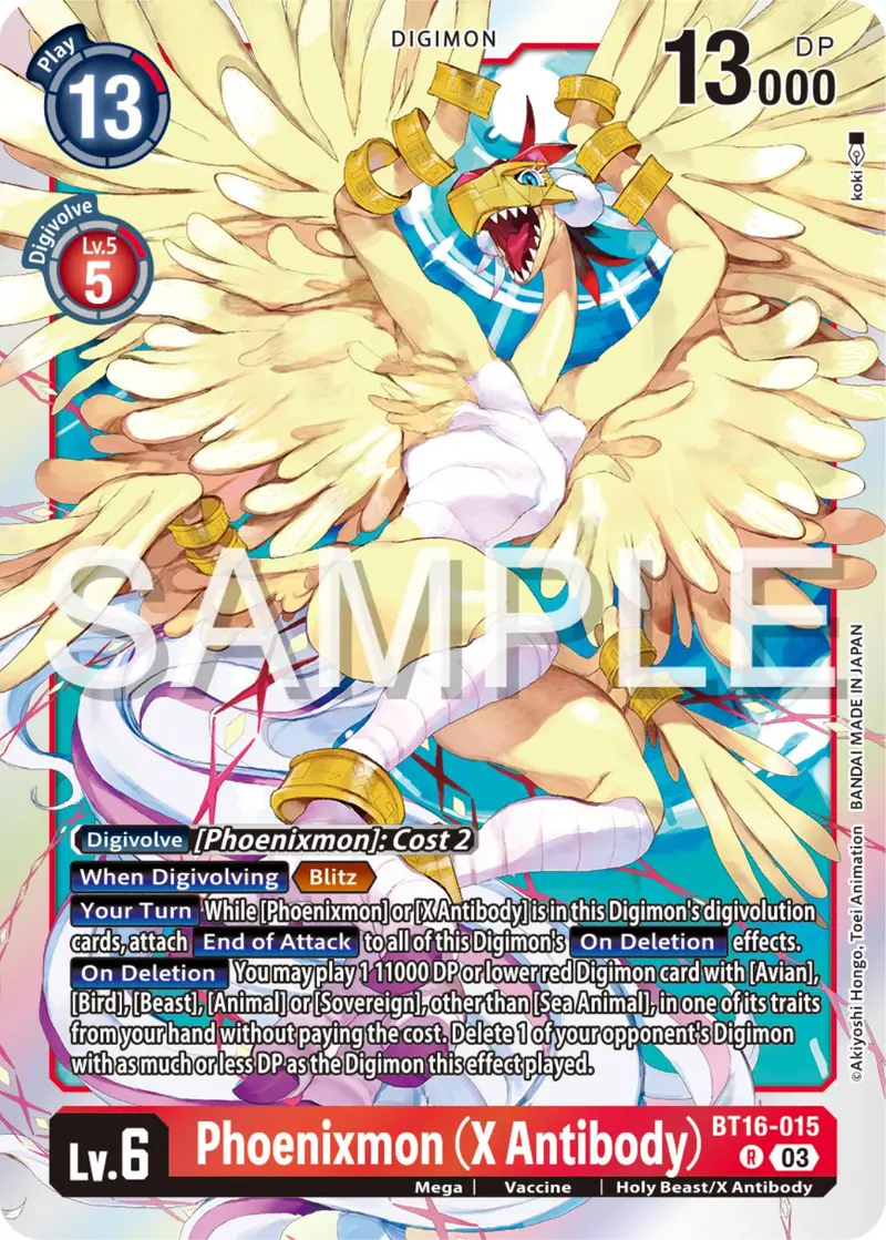 Phoenixmon (X Antibody) [Bt16-015] [Beginning Observer] 1