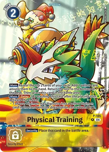 Physical Training [P-105] (Starter Deck 18 Exclusive) [Starter Deck: Guardian Vortex Promos] 1