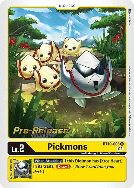 Pickmons [Bt10-003] [Xros Encounter Pre-Release Cards] 1
