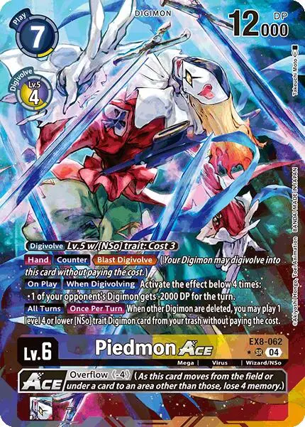 Piedmon Ace [Ex8-062] (Alternate Art) [Chain Of Liberation] 1