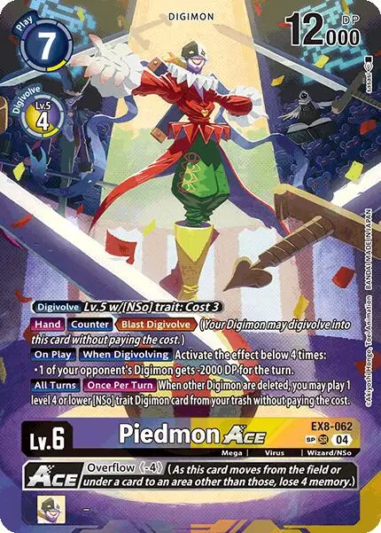 Piedmon Ace [Ex8-062] (Textured) [Chain Of Liberation] 1