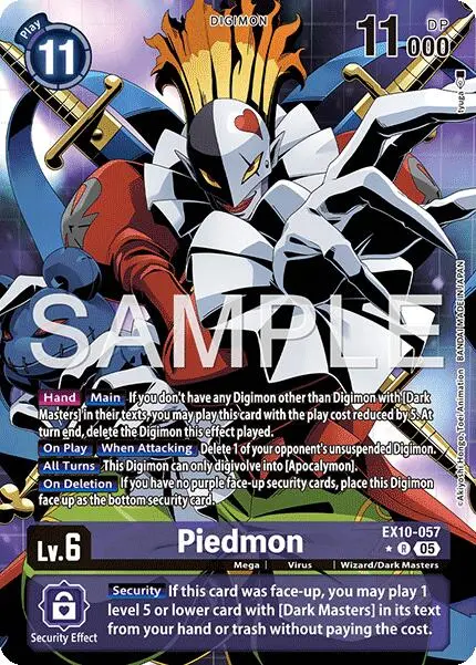 Piedmon [Ex10-057] (Alternate Art) [Sinister Order] 1