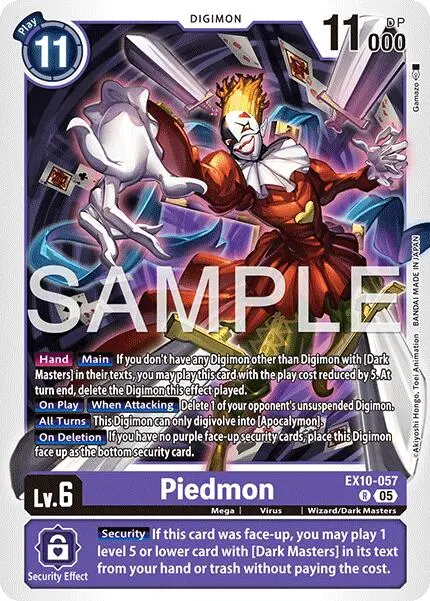 Piedmon [Ex10-057] [Sinister Order] 1