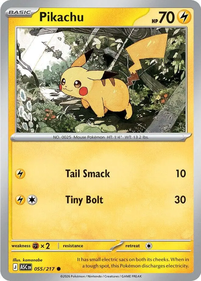Pikachu (055/217) [Mega Evolution: Ascended Heroes] 1
