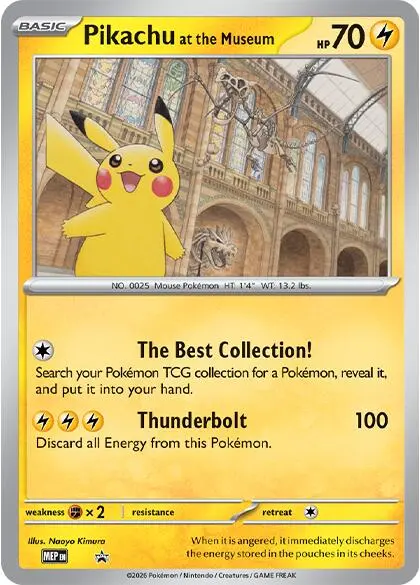 Pikachu At The Museum [Mega Evolution Promo] 1
