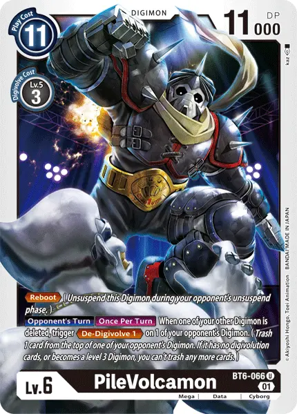 Pilevolcamon [Bt6-066] [Double Diamond] 1