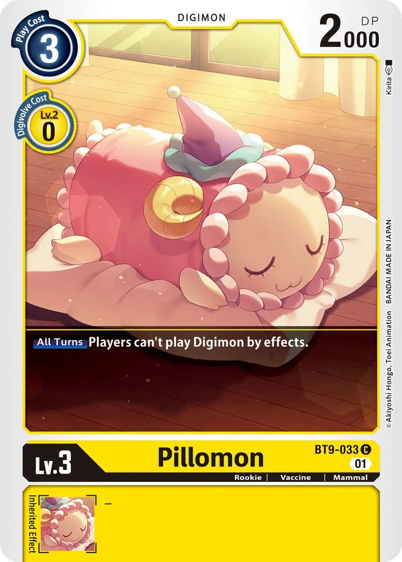 Pillomon [Bt9-033] [X Record] 1