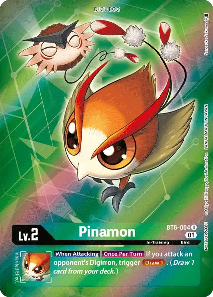 Pinamon [Bt6-004] (Alternative Art - Box Topper) [Double Diamond] 1
