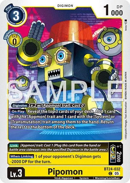 Pipomon [Bt24-032] [Time Stranger] 1