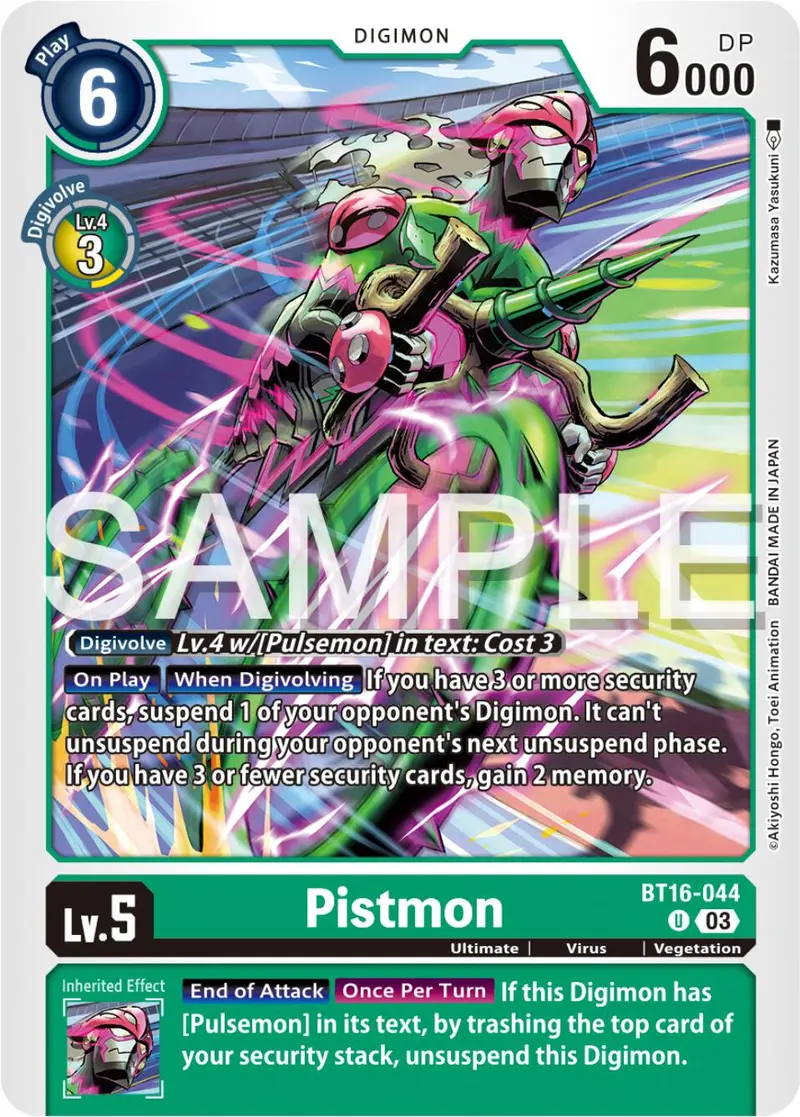 Pistmon [Bt16-044] [Beginning Observer] 1