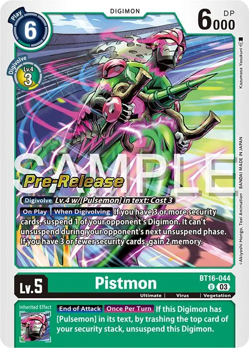Pistmon [Bt16-044] [Beginning Observer Pre-Release Promos] 1