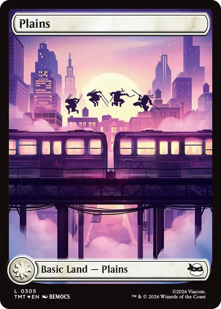 Plains (0305) (Surge Foil) [Teenage Mutant Ninja Turtles] 1