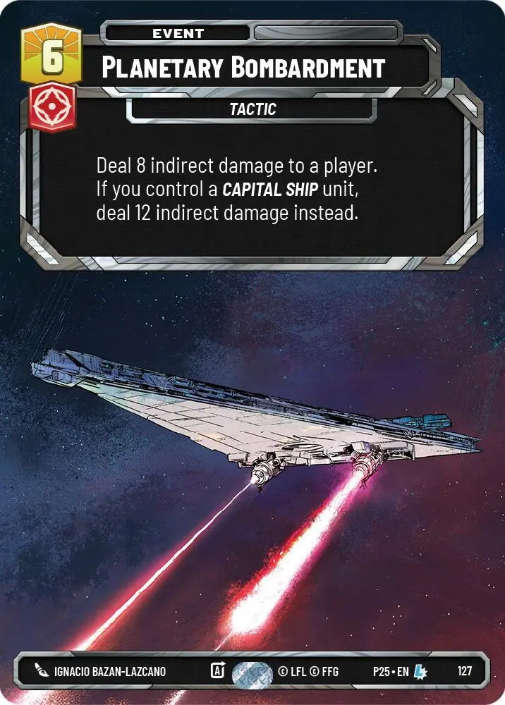 Planetary Bombardment (127) (127) [Sector And Regional Promos: Season 1] 1