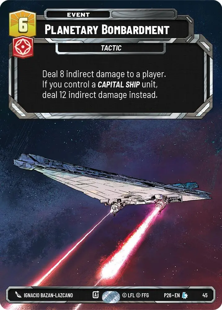 Planetary Bombardment (45) (45) [Sector And Regional Promos: Season 1] 1
