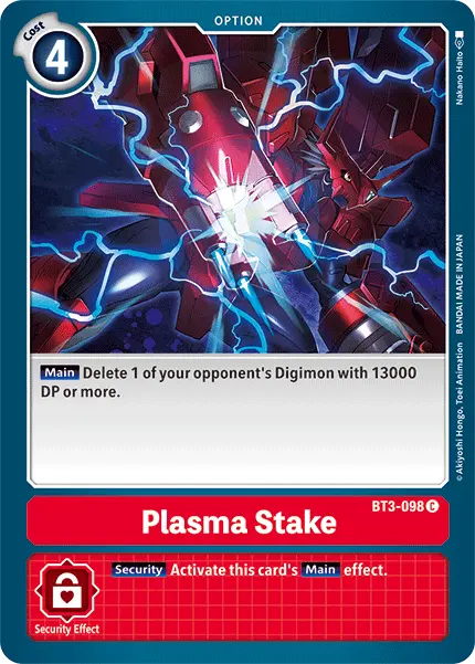 Plasma Stake [Bt3-098] [Release Special Booster Ver.1.5] 1