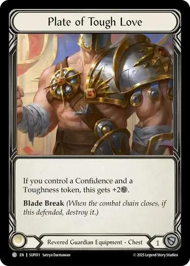 Plate Of Tough Love (Cold Foil) [Sup011] (Super Slam)  Cold Foil 1