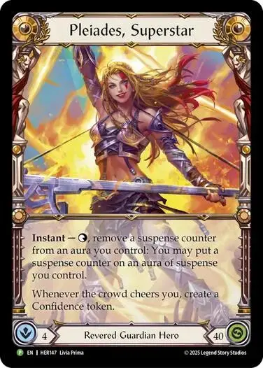 Pleiades, Superstar [Her147] (Promo)  Rainbow Foil 1