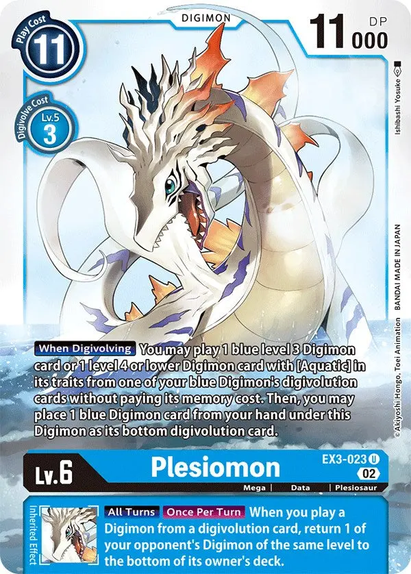 Plesiomon [Ex3-023] [Draconic Roar] 1
