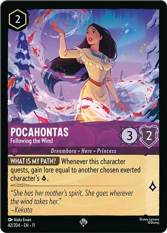 Pocahontas - Following The Wind (42/204) [Winterspell] 1