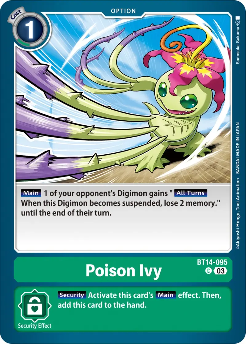 Poison Ivy [Bt14-095] [Blast Ace] 1