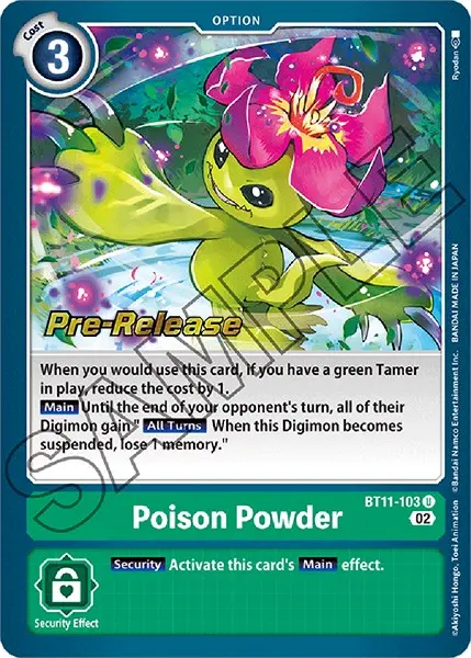 Poison Powder [Bt11-103] [Dimensional Phase Pre-Release Promos] 1