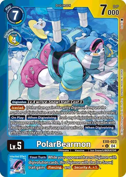 Polarbearmon [Ex8-023] (Limited Foil) [Chain Of Liberation] 1