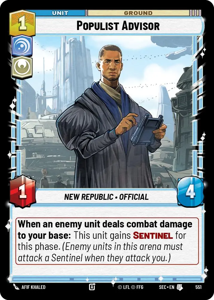 Populist Advisor (551) (Foil) (551) [Secrets Of Power] 1
