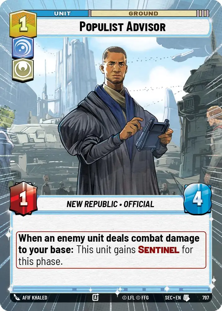Populist Advisor (797) (Hyperspace Foil) (797) [Secrets Of Power] 1