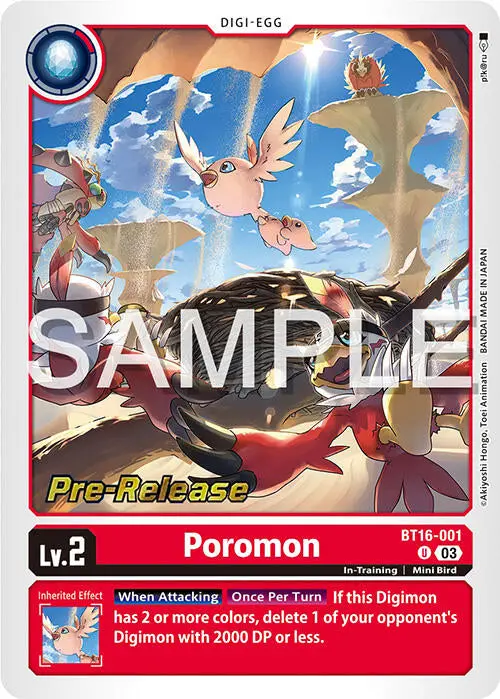 Poromon [Bt16-001] [Beginning Observer Pre-Release Promos] 1