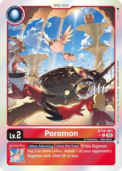 Poromon [Bt16-001] (Box Promotion Pack: Beginning Observer) [Beginning Observer Promos] 1