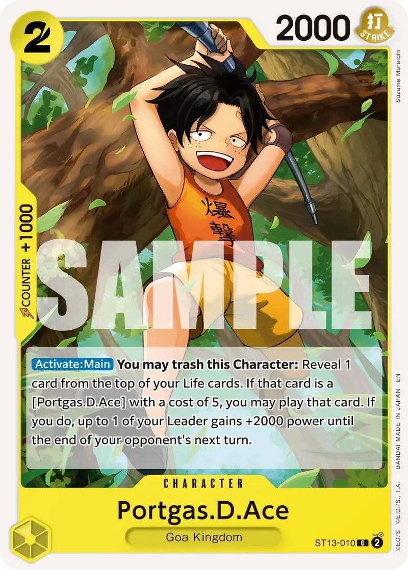 Portgas.D.Ace (St13-010) (Reprint) [Premium Booster -The Best- Vol. 2] 1