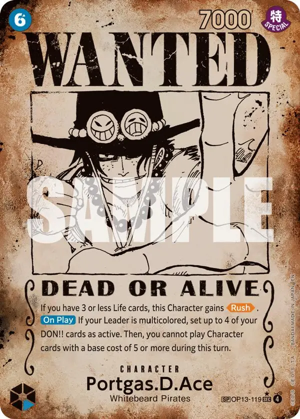 Portgas.D.Ace (Wanted Poster) [Carrying On His Will] 1