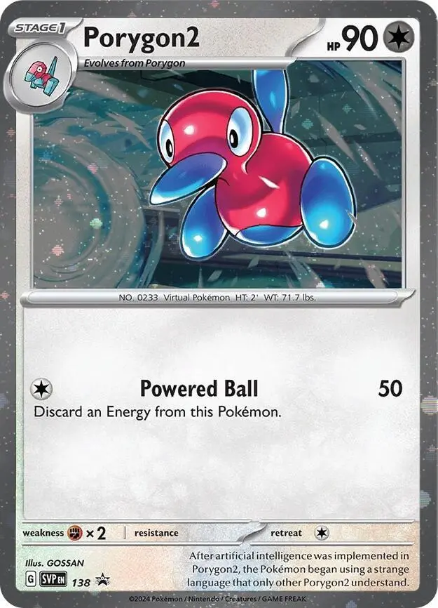 Porygon2 (Svp138) (Cosmos Holo) [Scarlet & Violet: Black Star Promos] 1
