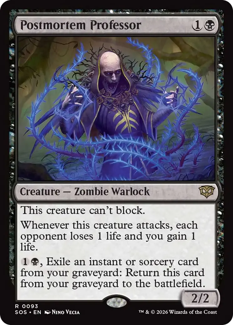 Postmortem Professor [Secrets Of Strixhaven] 1