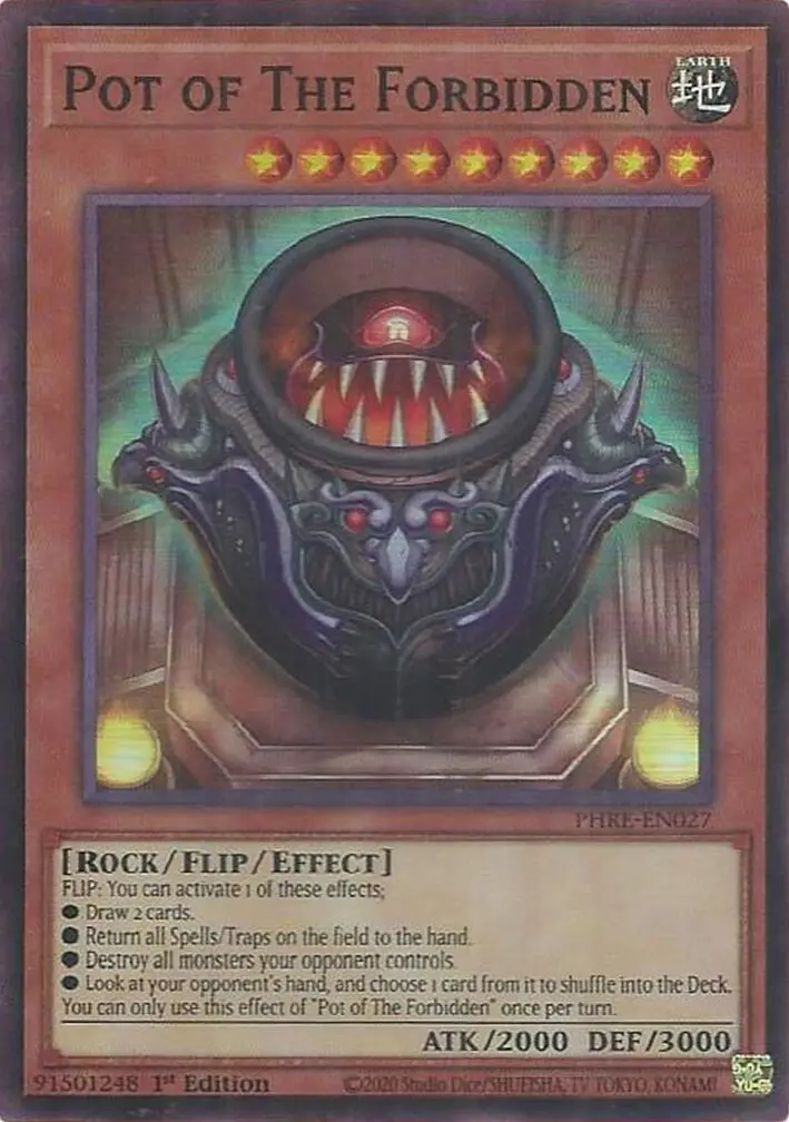 Pot Of The Forbidden (Super Rare) [Phre-En027] Super Rare 1