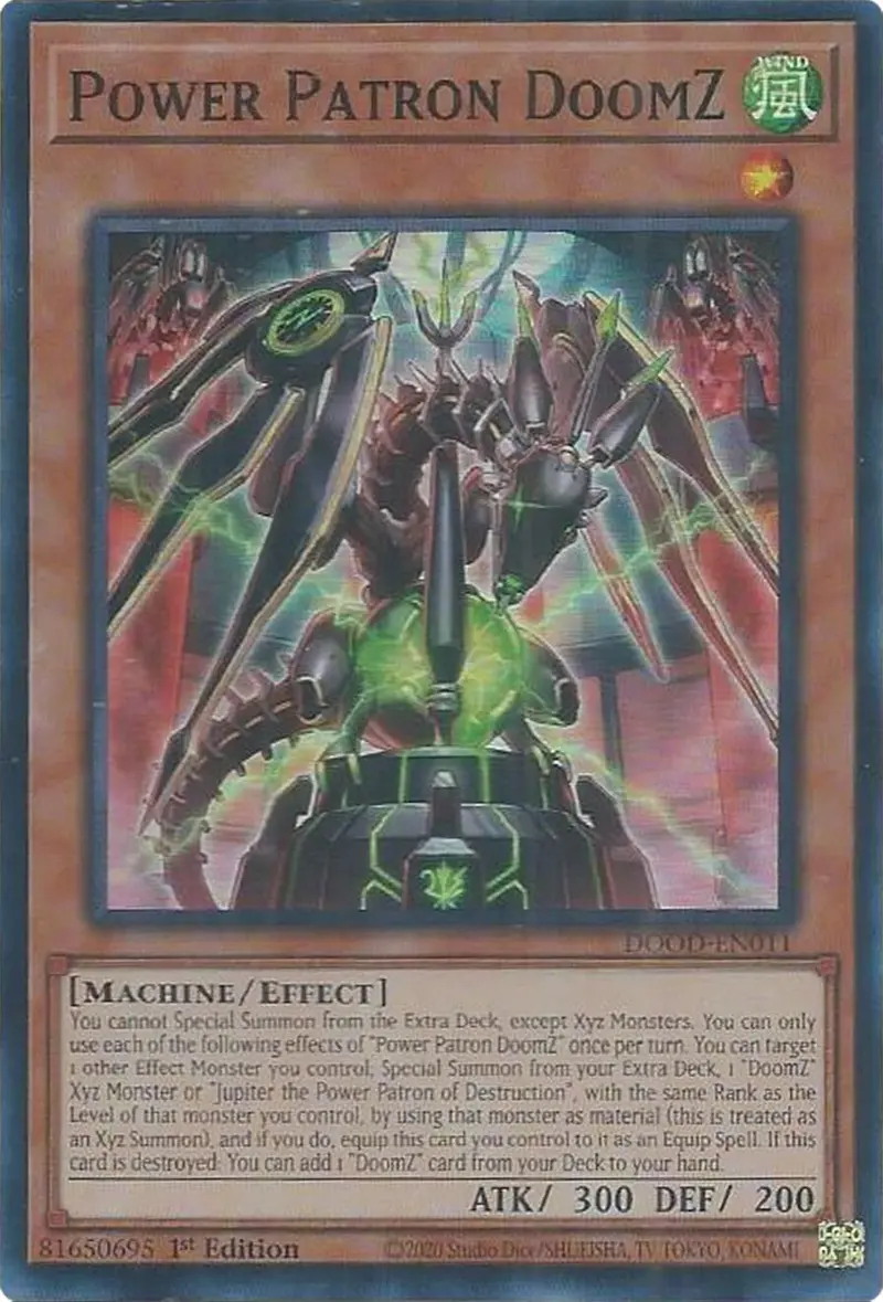 Power Patron Doomz [Dood-En011] Super Rare 1
