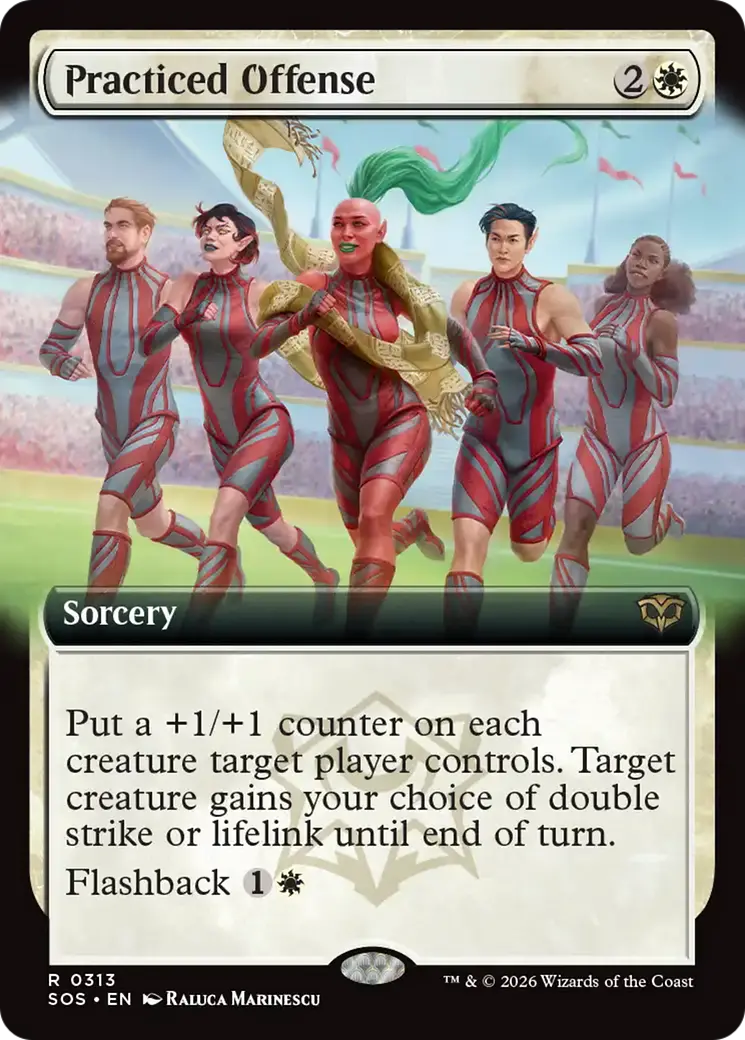 Practiced Offense (Extended Art) [Secrets Of Strixhaven] 1