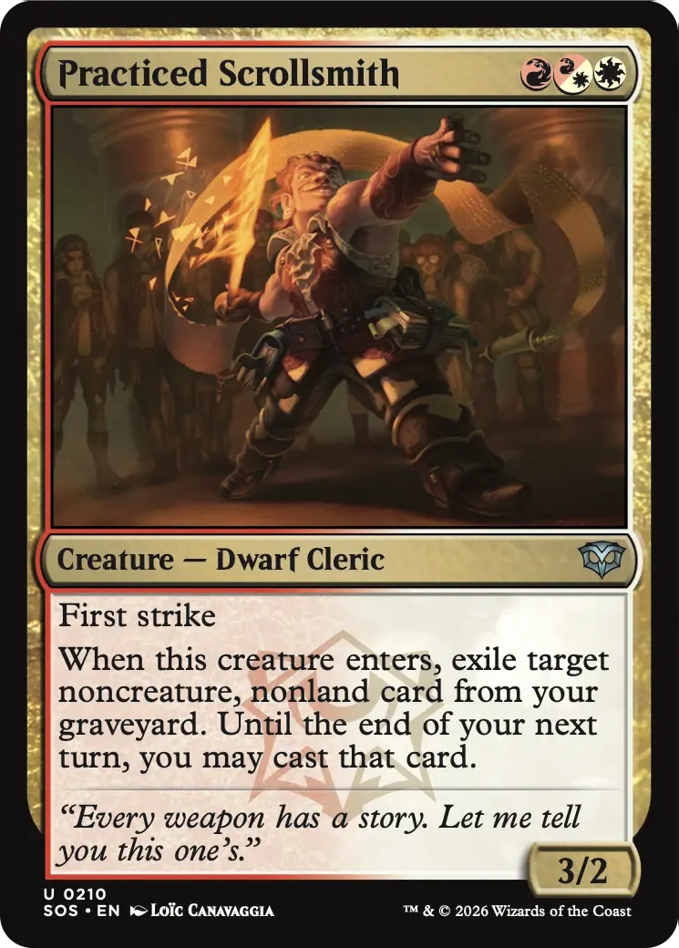 Practiced Scrollsmith [Secrets Of Strixhaven] 1