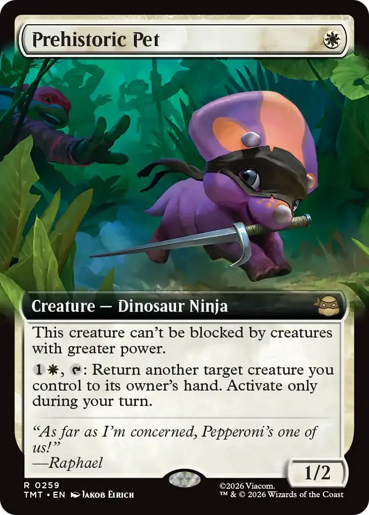 Prehistoric Pet (Extended Art) [Teenage Mutant Ninja Turtles] 1