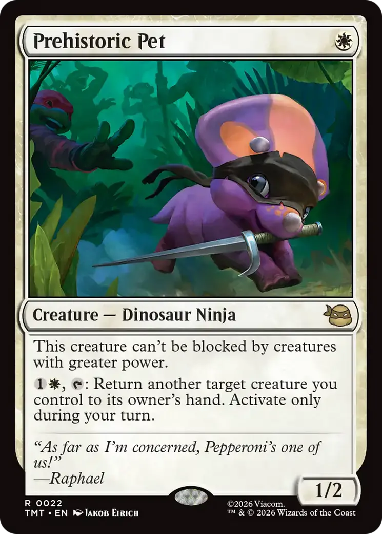 Prehistoric Pet [Teenage Mutant Ninja Turtles] 1