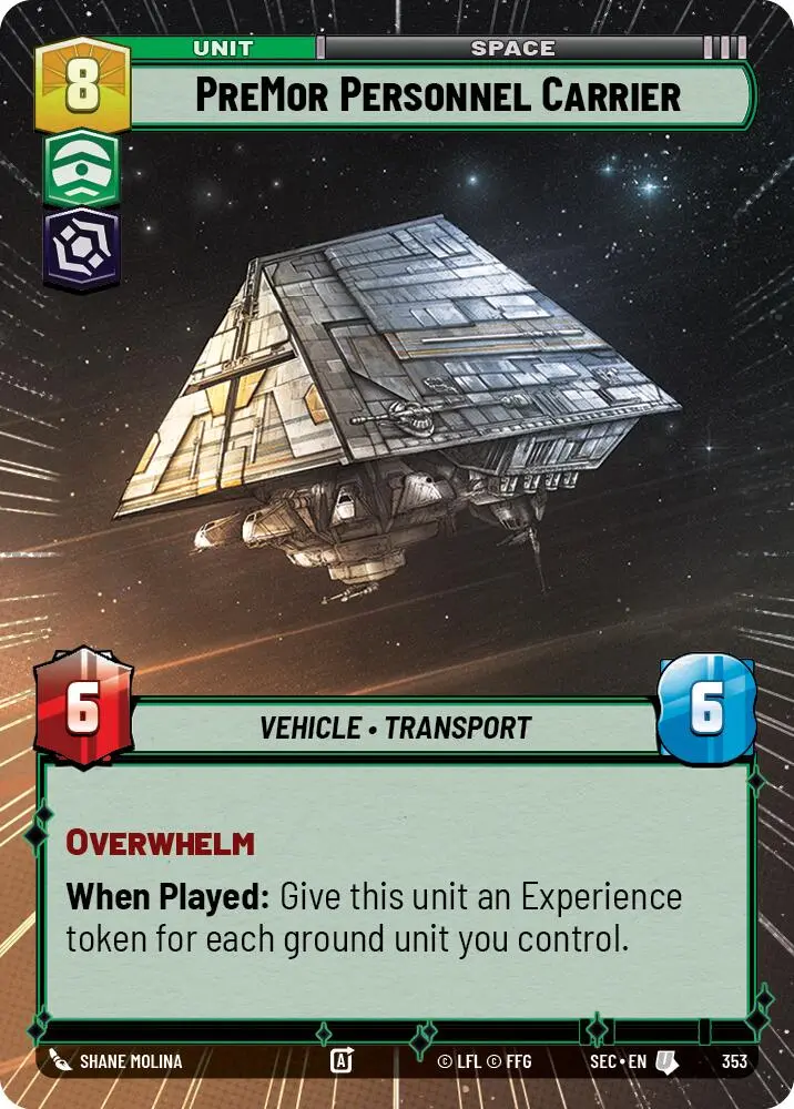 Premor Personnel Carrier (353) (Hyperspace) (353) [Secrets Of Power] 1