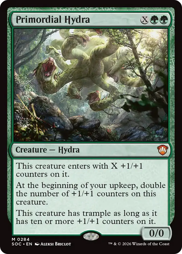 Primordial Hydra [Secrets Of Strixhaven Commander] 1