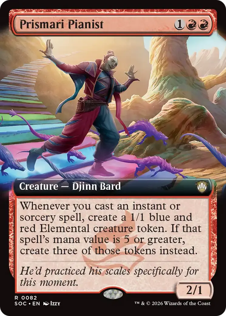 Prismari Pianist (Extended Art) [Secrets Of Strixhaven Commander] 1